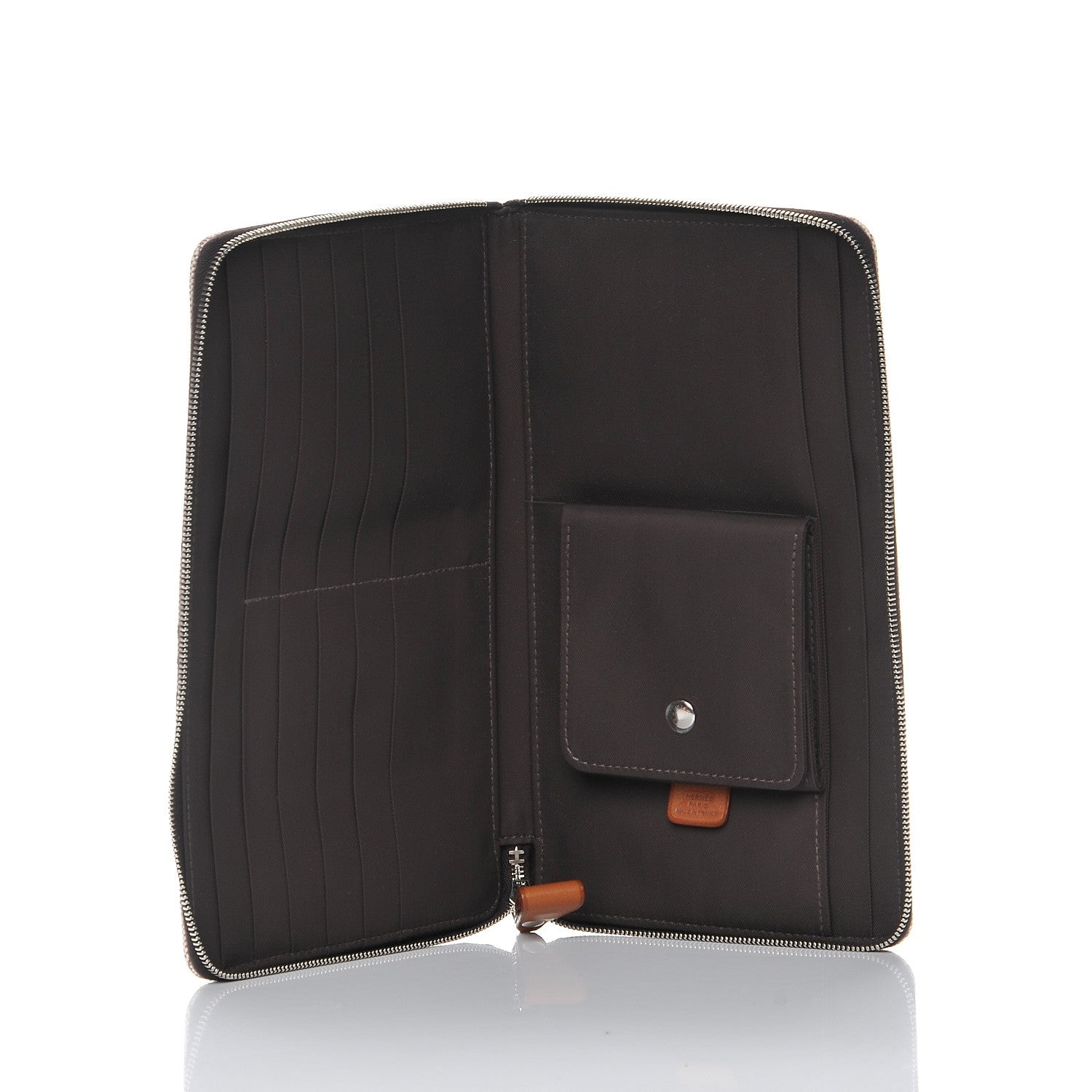Hermes Toile Steeple GM Wallet 5 of 8