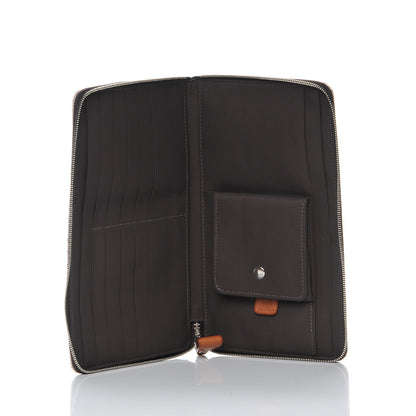 Hermes Toile Steeple GM Wallet 5 of 8