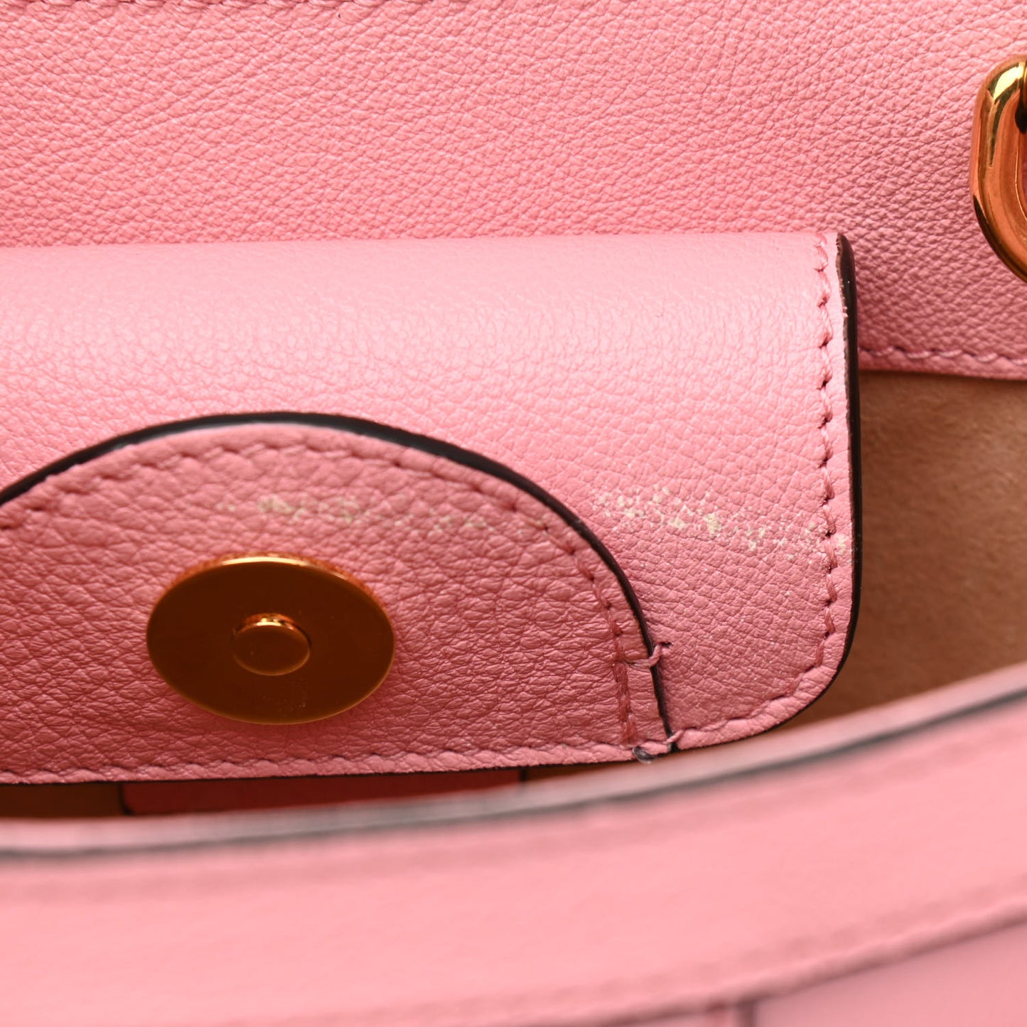 Wonka Grain Calfskin Mini Diana Tote Bag Wild Rose Fuxia Fluo