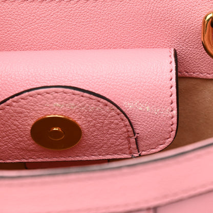 Gucci Wonka Grain Calfskin Mini Diana Tote Bag Wild Rose Fuxia Fluo 11 of 12