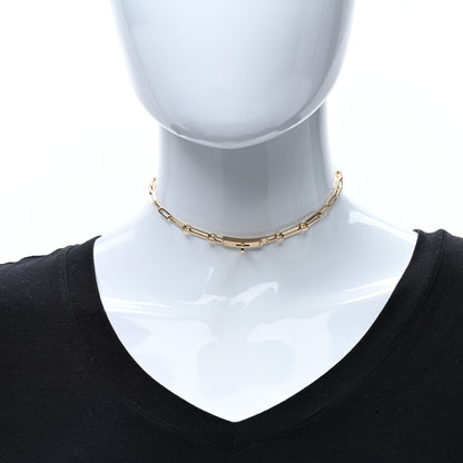 Hermes 18K Yellow Gold Kelly Chaine Choker Necklace 3 of 5