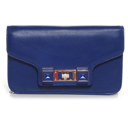Proenza Schouler Leather PS11 Chain Wallet Royal Blue 1 of 6