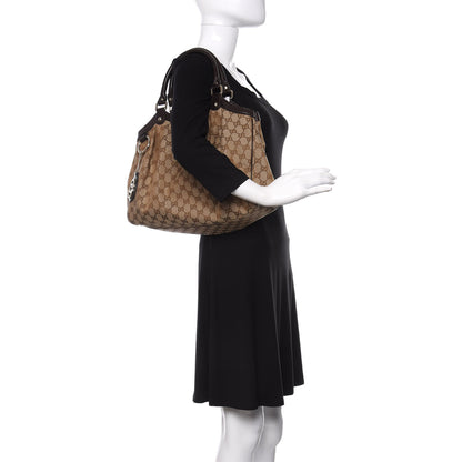 Gucci Monogram Medium Sukey Tote Dark Brown 2 of 12