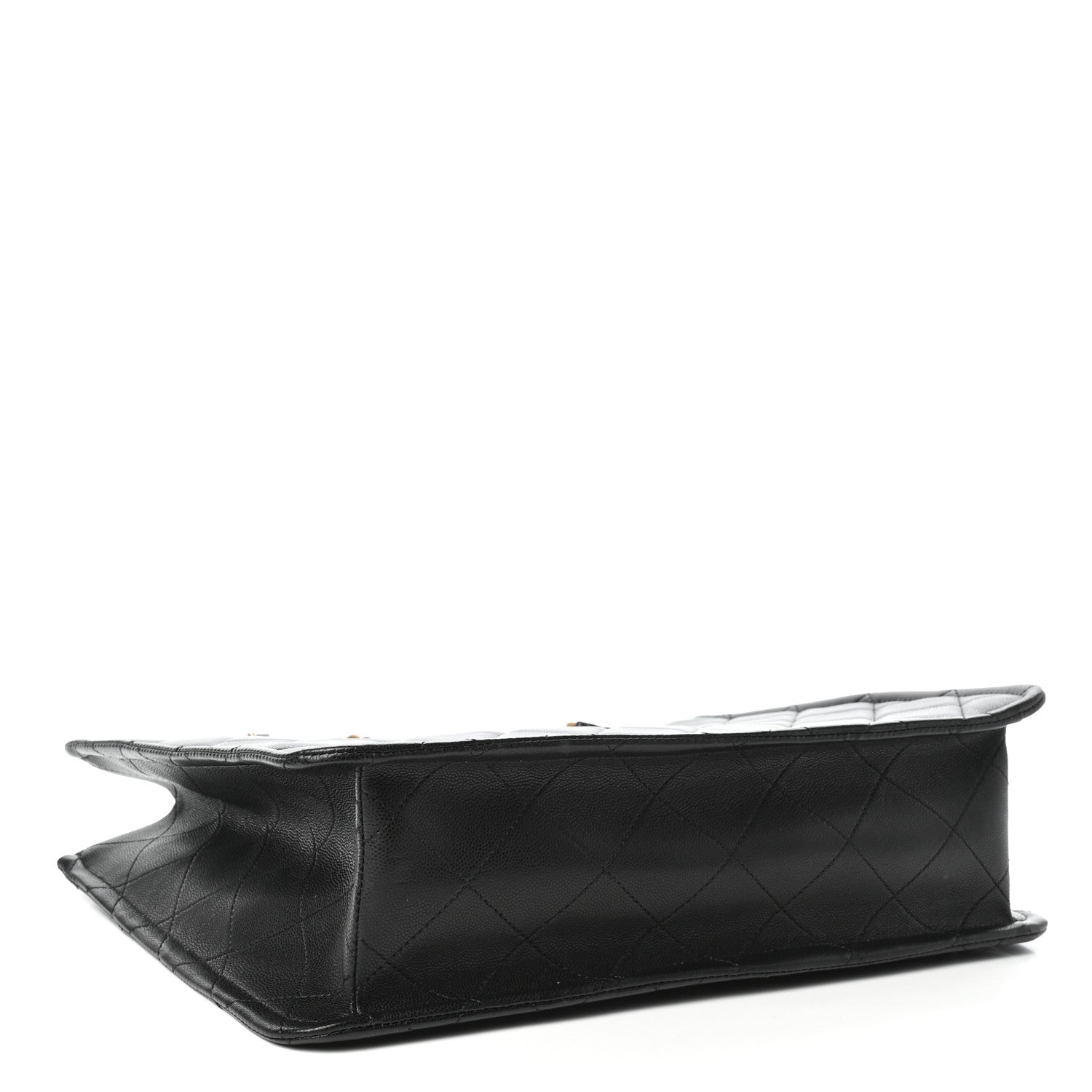 Chanel Caviar Quilted Sweet Classic Shopping Tote Black 4 of 9