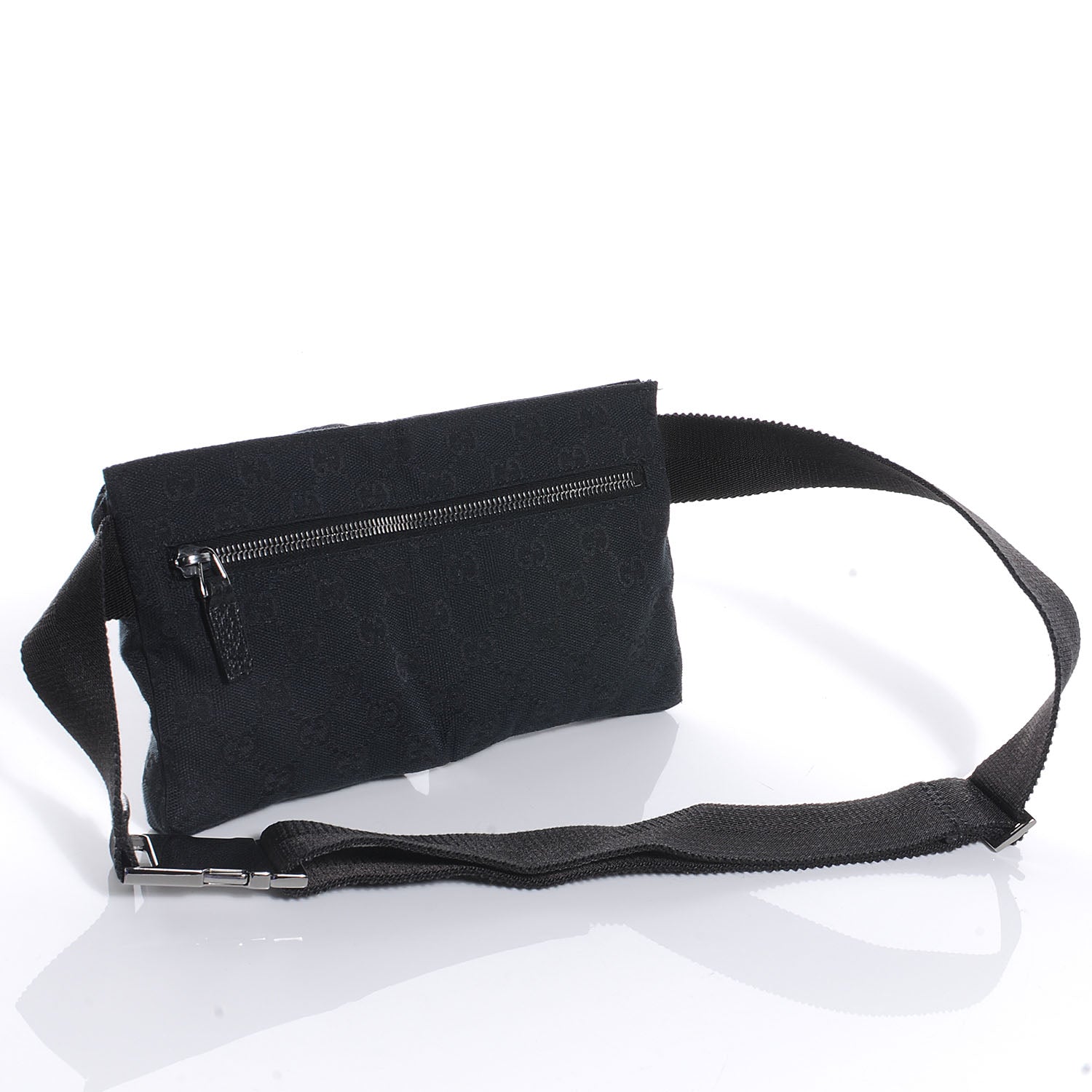 Gucci Monogram Belt Bag Black 3 of 8