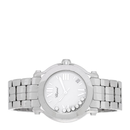Chopard Stainless Steel 7 Diamond 36mm Happy Sport Quartz Watch 2 of 5