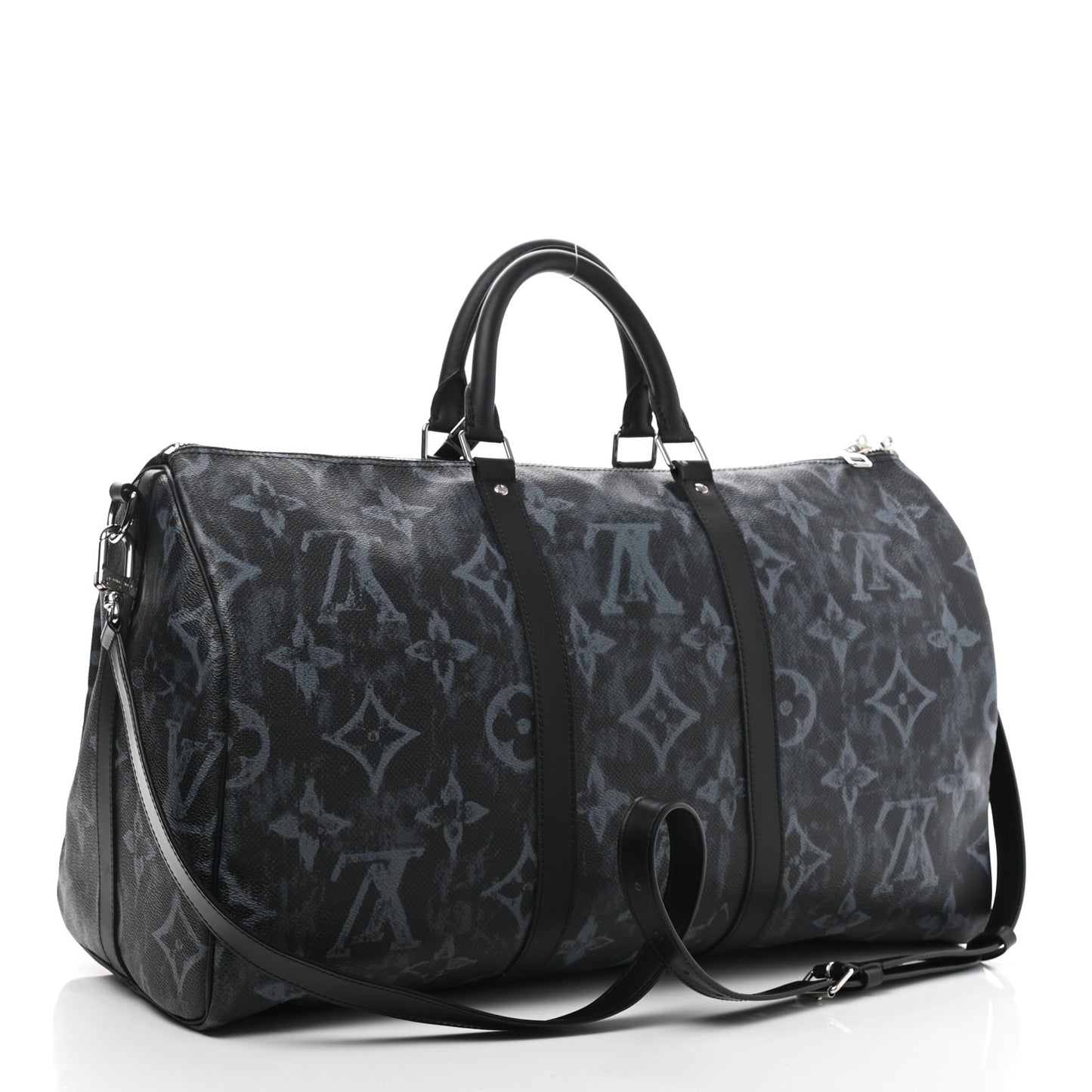 Monogram Pastel Keepall Bandouliere 50 Black