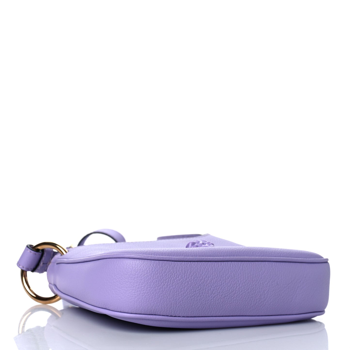Calfskin La Medusa Small Hobo Crossbody Lilac