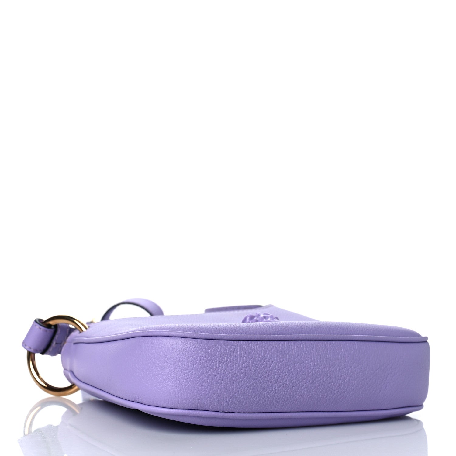 Versace Calfskin La Medusa Small Hobo Crossbody Lilac 4 of 8