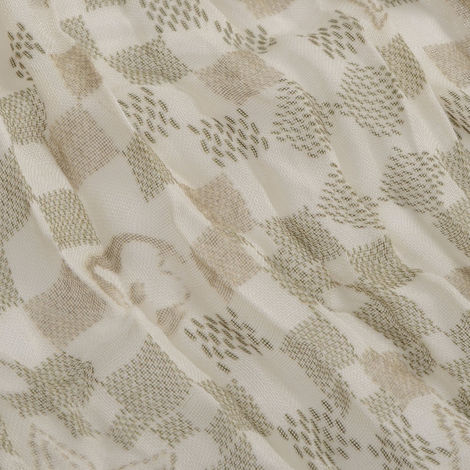 Louis Vuitton Cashmere Silk Damier Stole 3 of 6