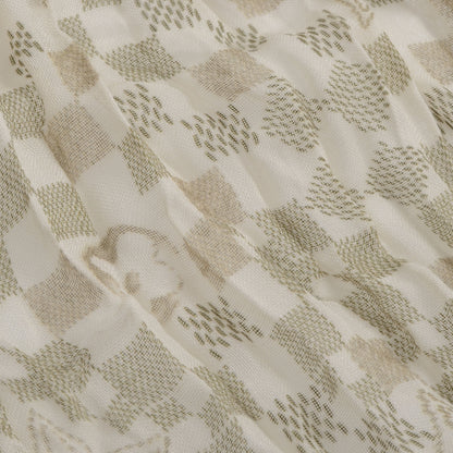 Louis Vuitton Cashmere Silk Damier Stole 3 of 6