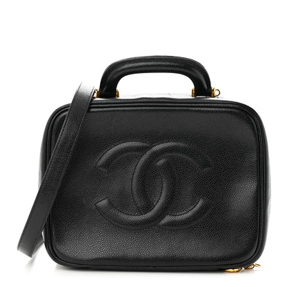 Chanel Caviar Timeless CC Vanity Case Black 1 of 13