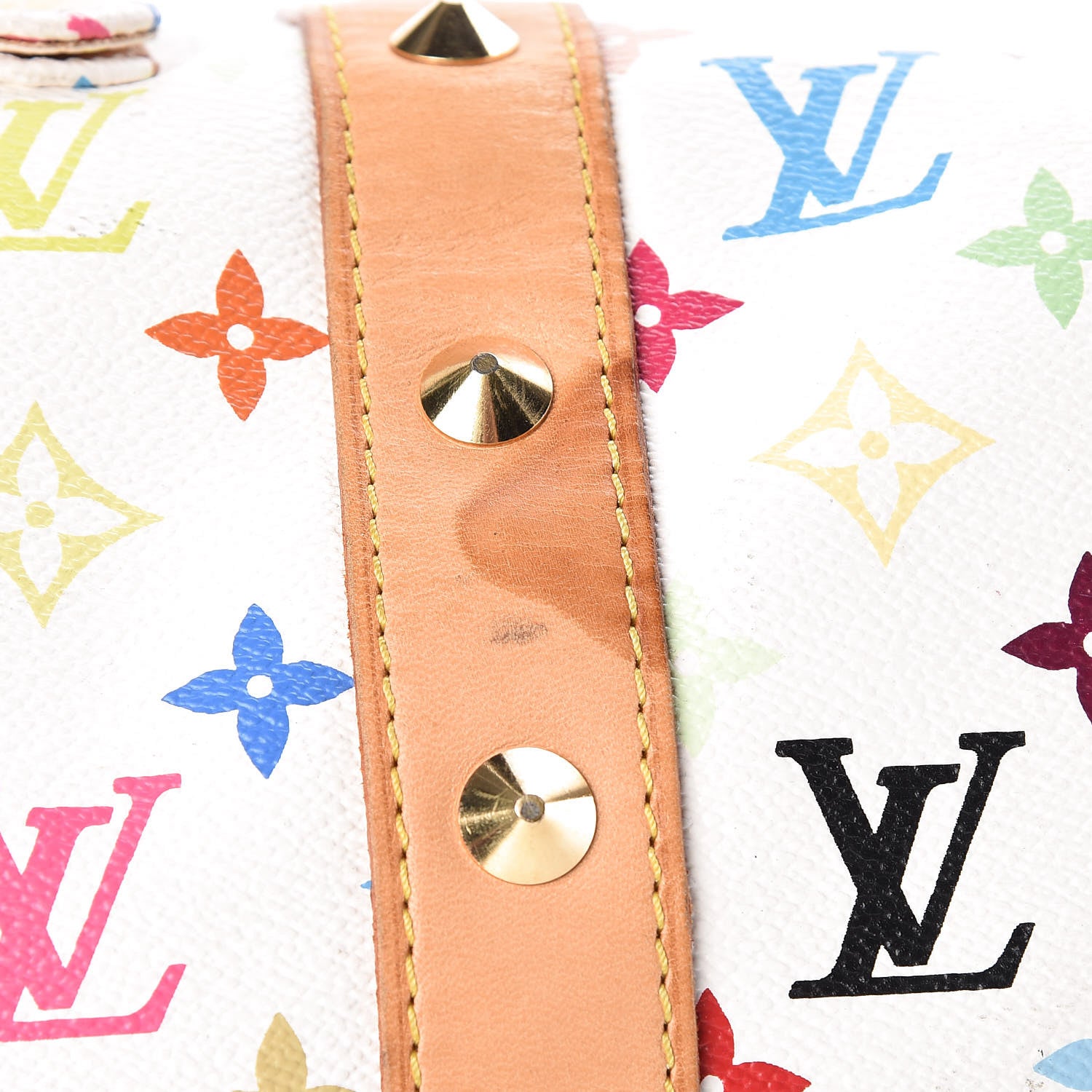 Louis Vuitton Monogram Multicolor Keepall 45 White 11 of 24