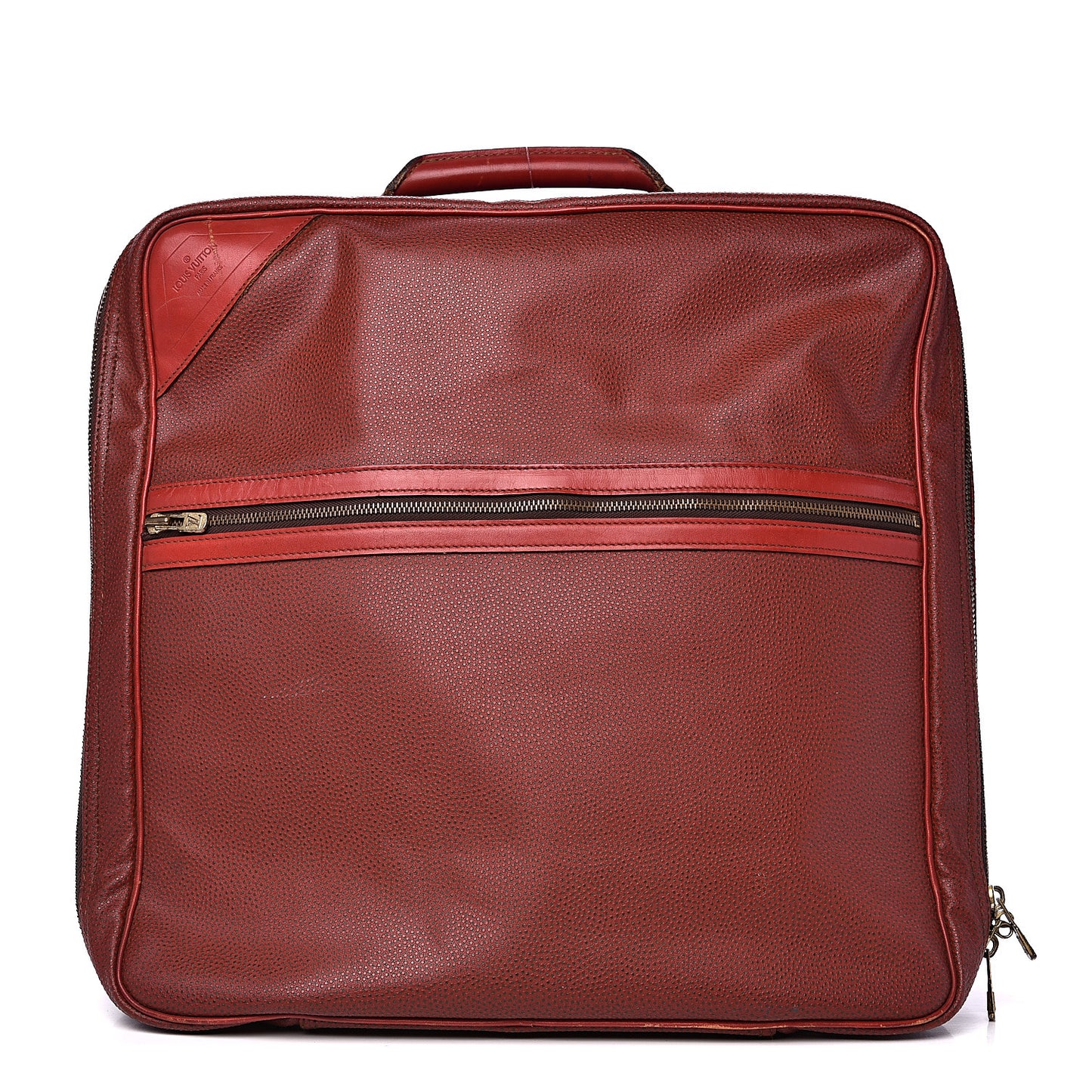 Calfskin Cup Challenge Travel Bag Red