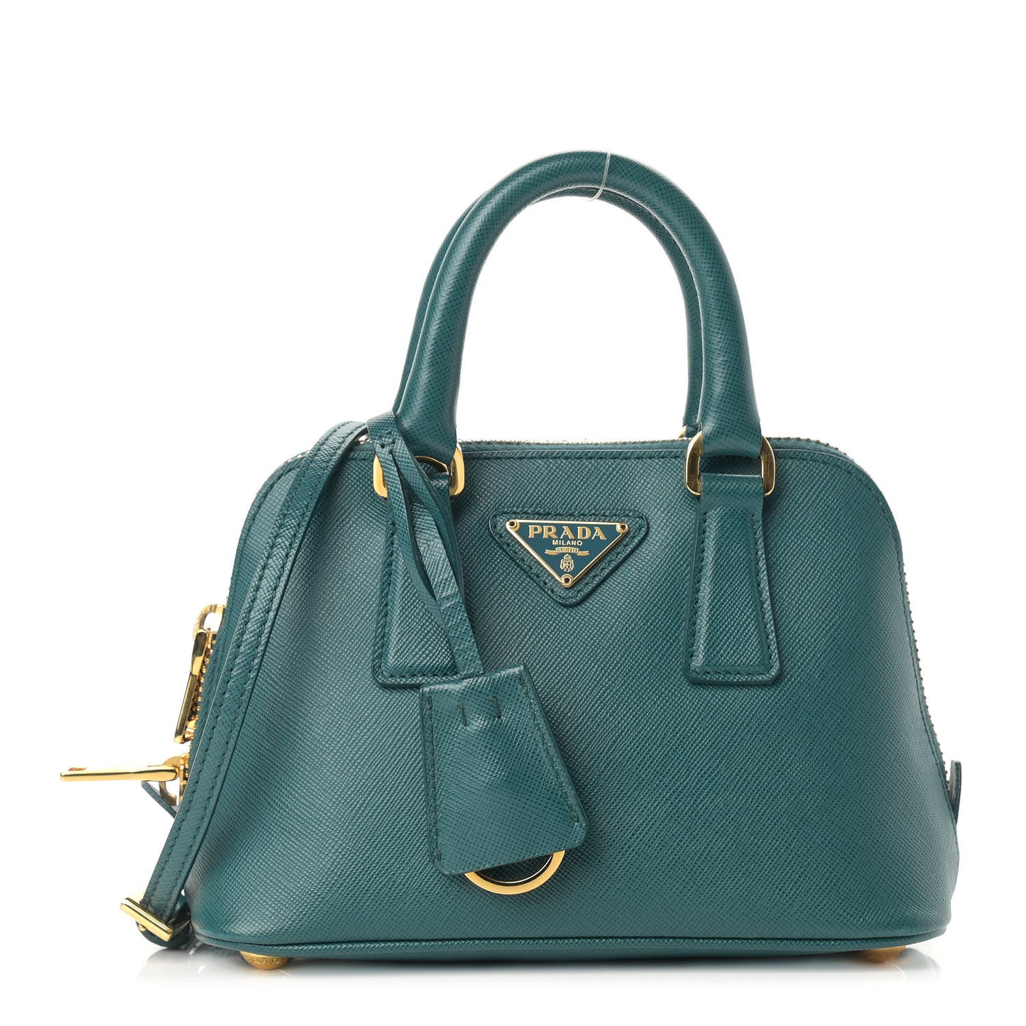 Saffiano Lux Mini Promenade Tote Ottanio