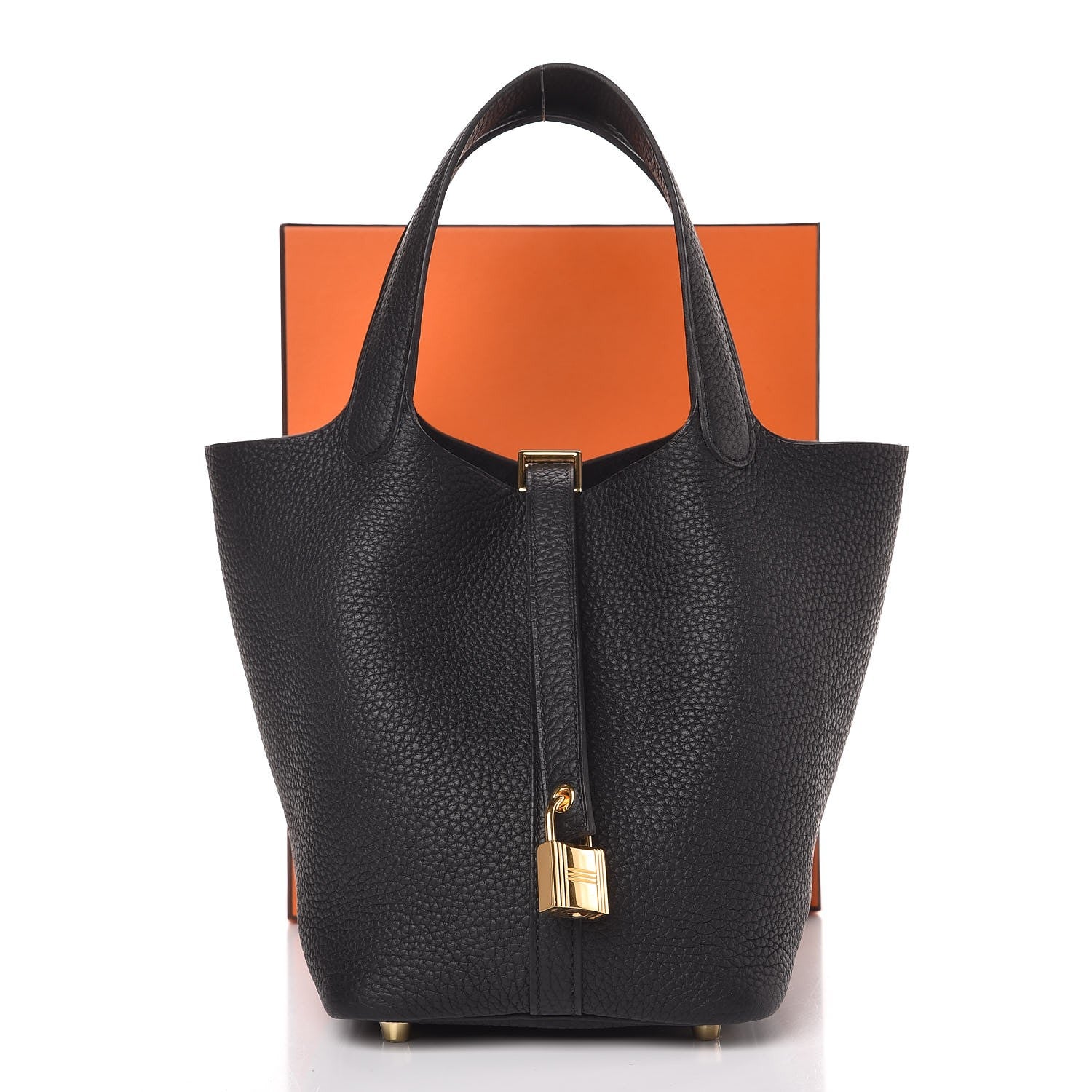 Hermes Taurillon Clemence Picotin Lock 18 PM Black 8 of 8