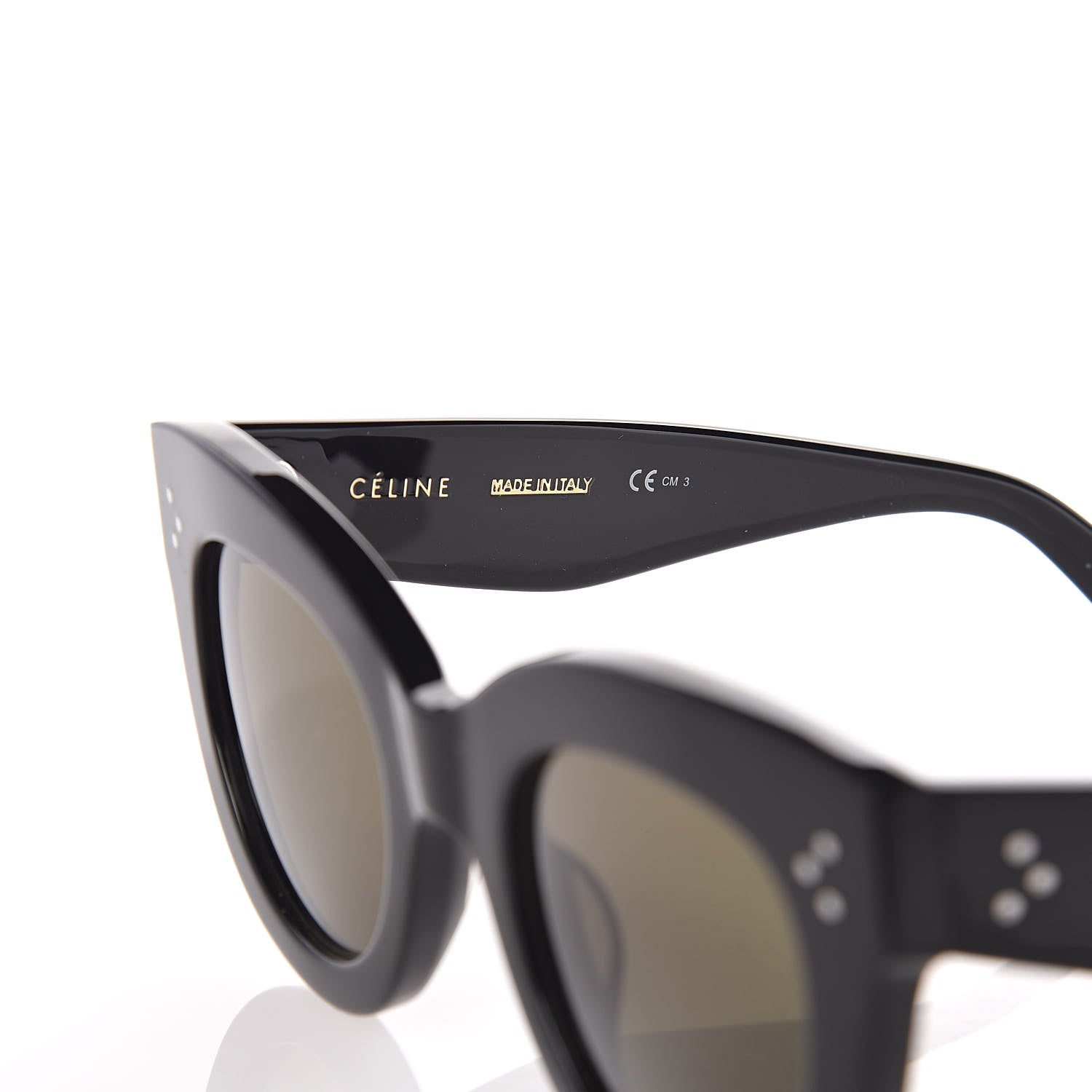 Celine Caty Sunglasses CL 41050/S Black 6 of 7