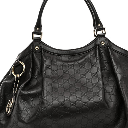 Gucci Guccissima Vitello Tender Large Sukey Tote Testa di Moro 8 of 10