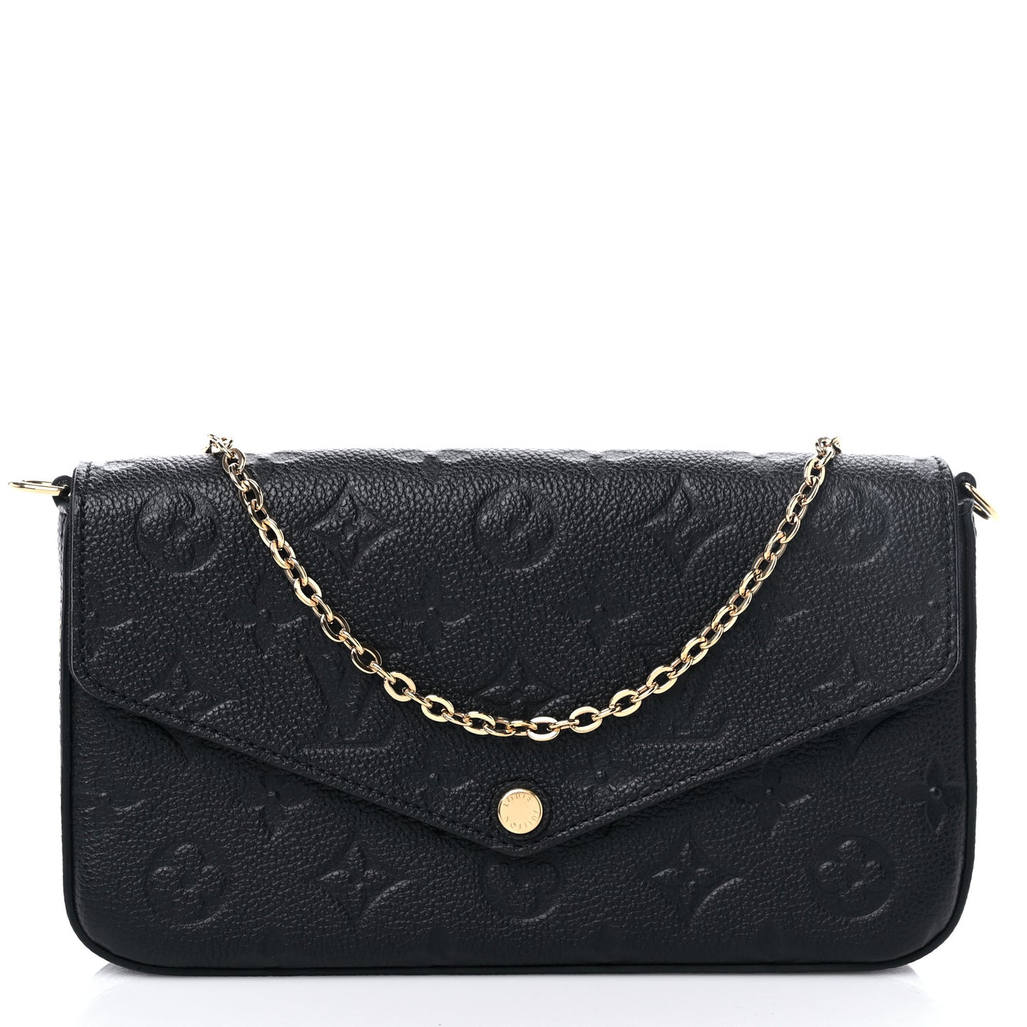Empreinte Pochette Felicie Chain Wallet Black