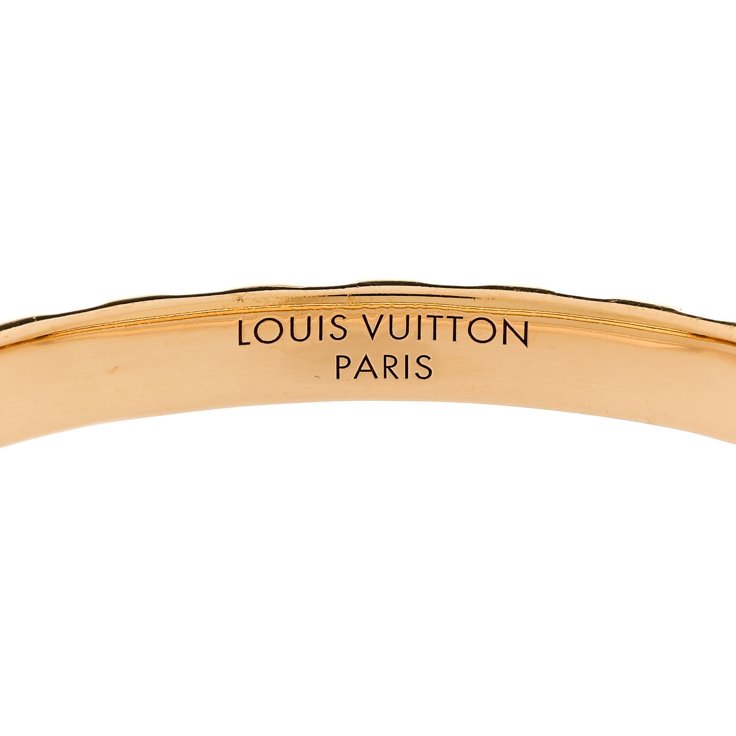 Louis Vuitton Palladium Pillow Nanogram Cuff S Gold 5 of 6
