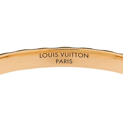 Louis Vuitton Palladium Pillow Nanogram Cuff S Gold 5 of 6