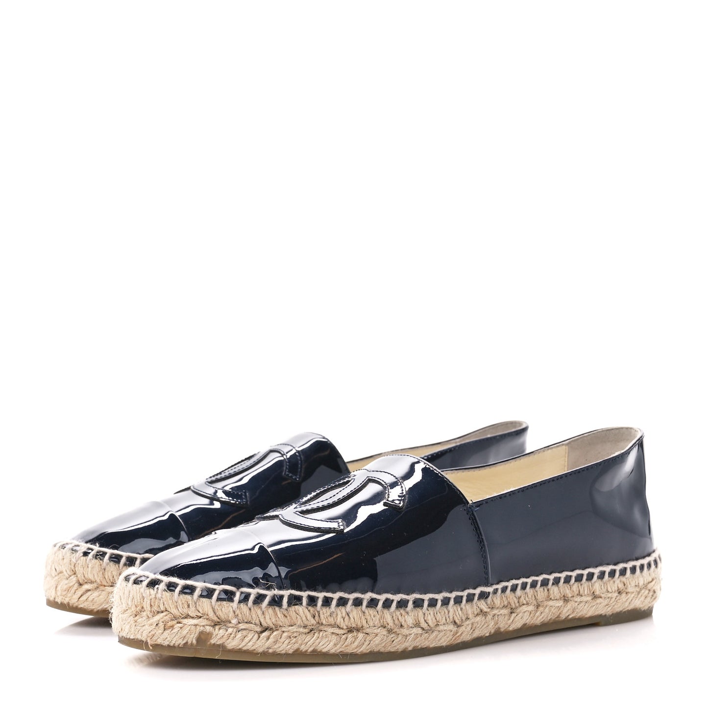 Patent CC Espadrilles 38 Navy