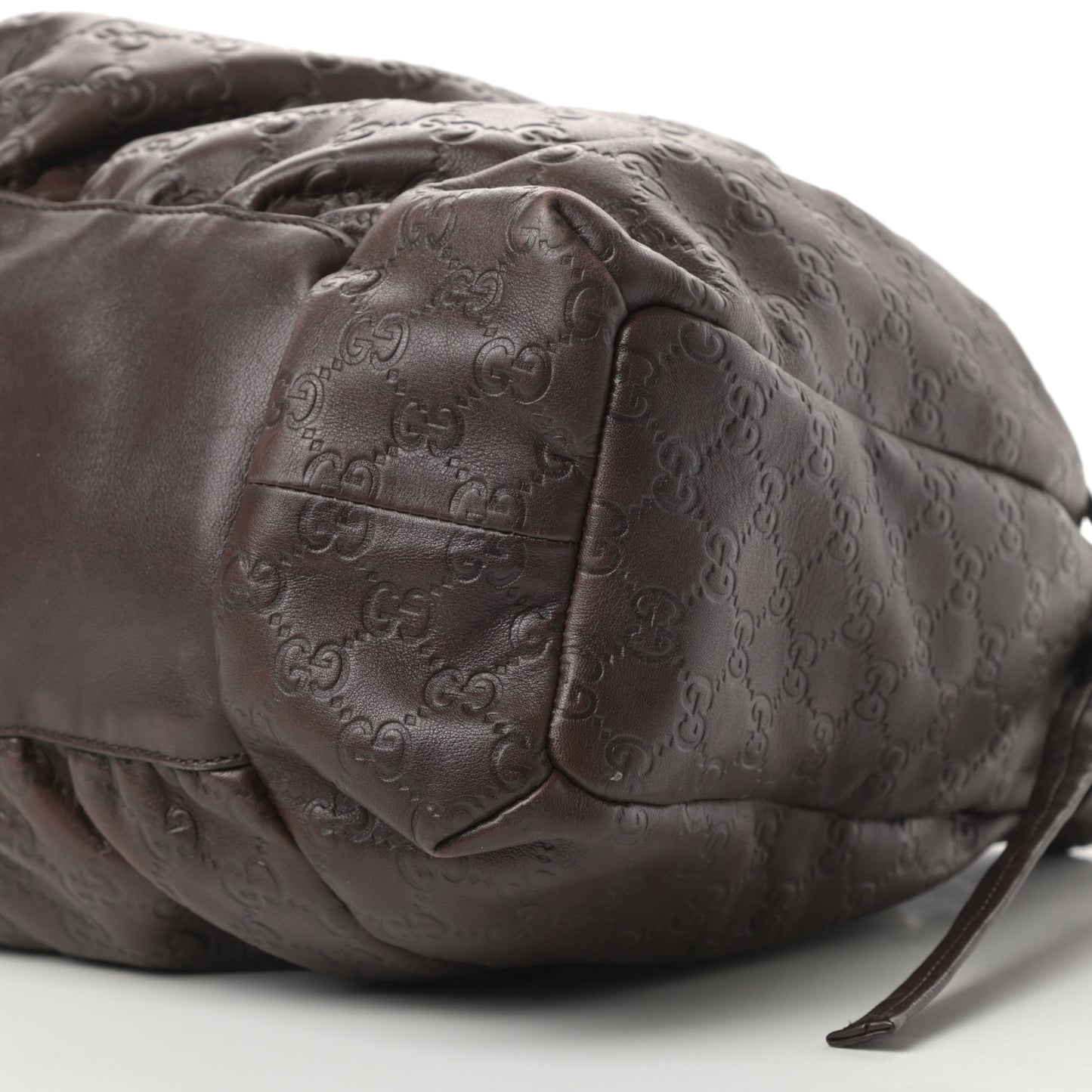 Guccissima Medium Hysteria Tote Chocolate