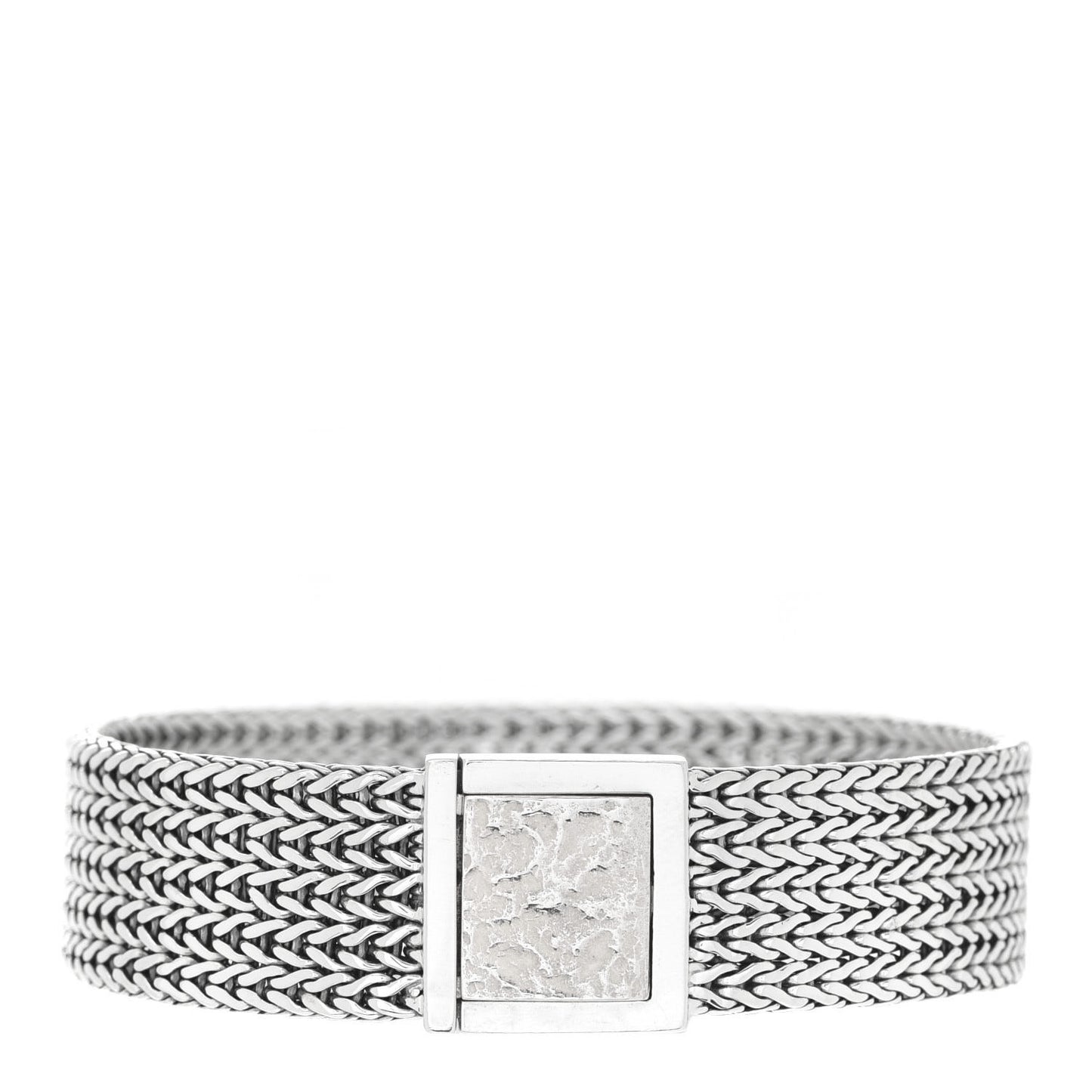 Sterling Silver 15mm Rata Chain Bracelet