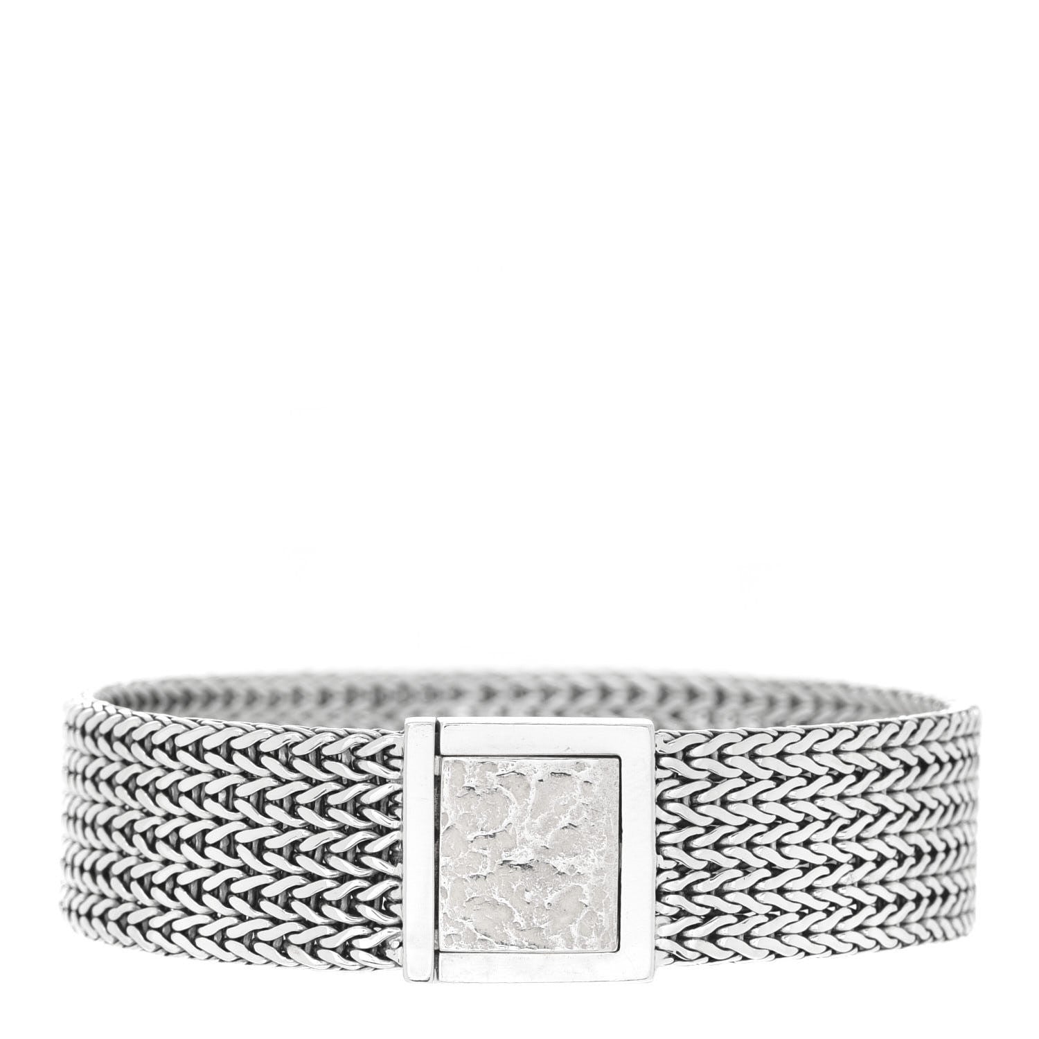 John Hardy Sterling Silver 15mm Rata Chain Bracelet 1 of 4