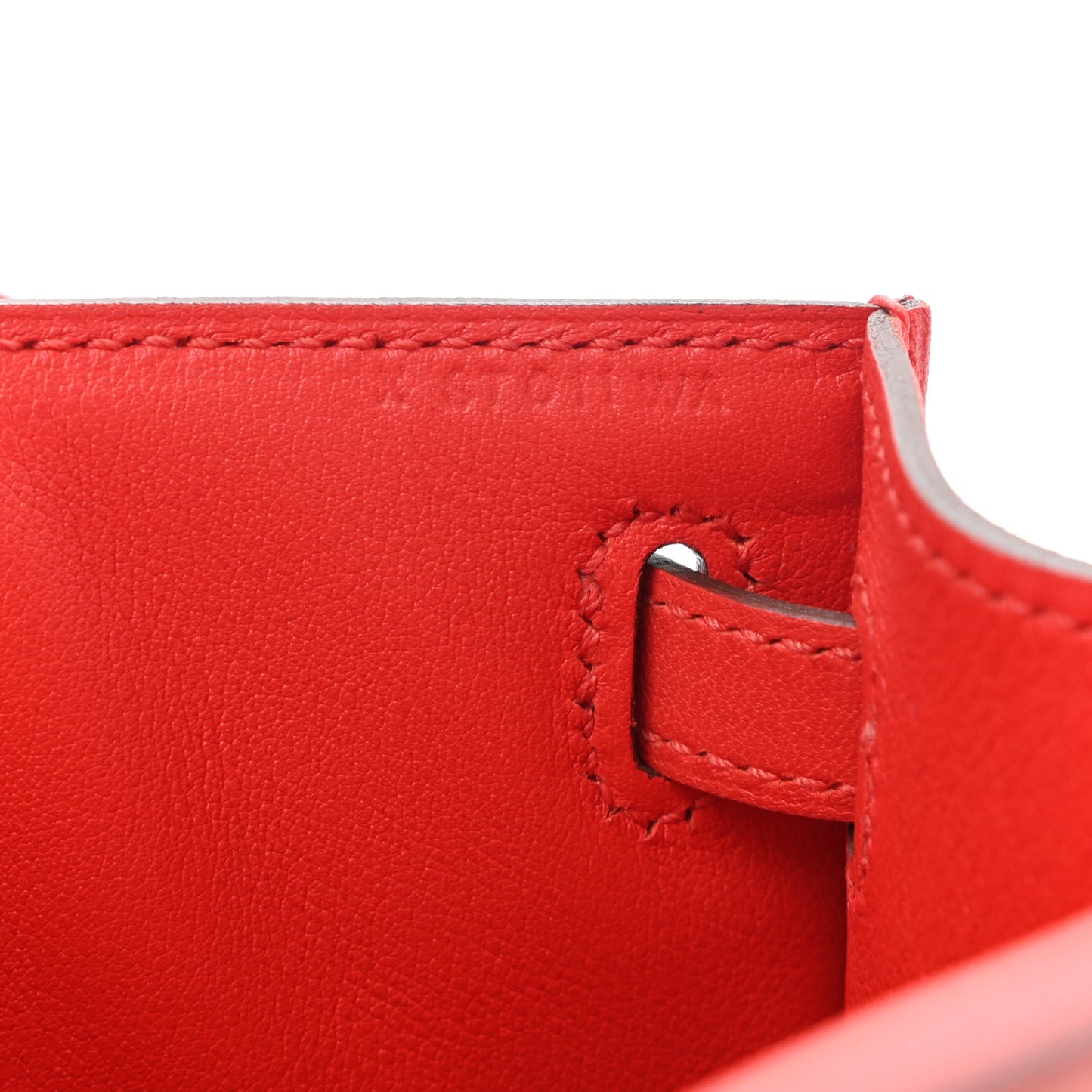 Swift Kelly Pochette Clutch Rouge Tomate