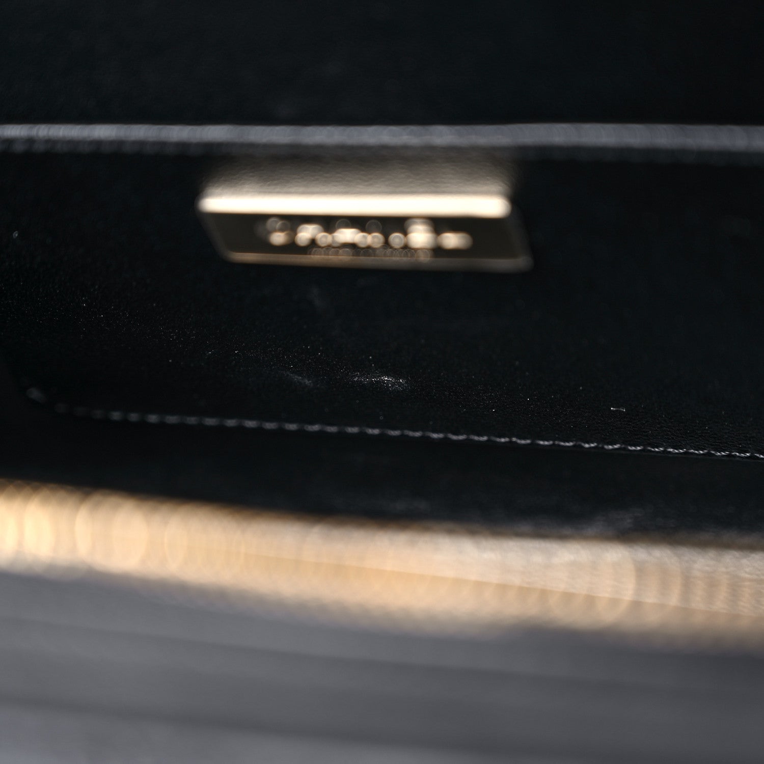 Chanel Calfskin Quilted Studded Square Vanity Case Black 10 of 12