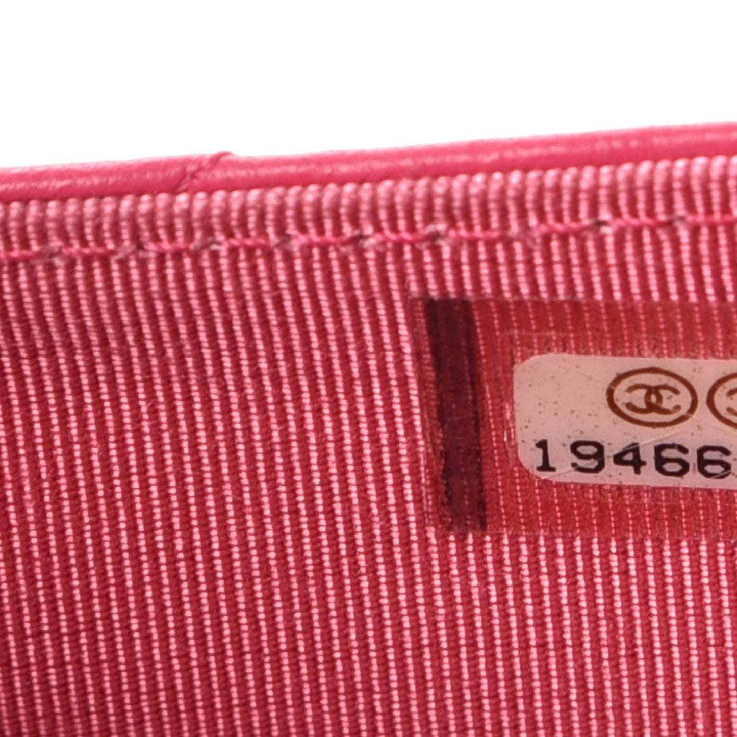 Lambskin Quilted Small Flap Wallet Fuchsia