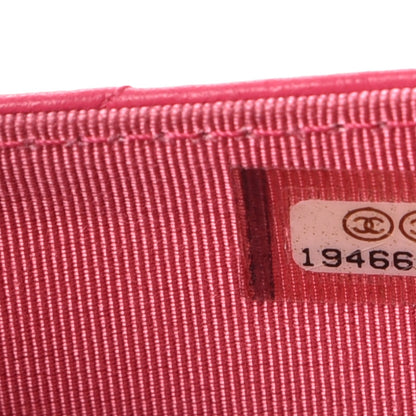 Chanel Lambskin Quilted Small Flap Wallet Fuchsia 8 of 15