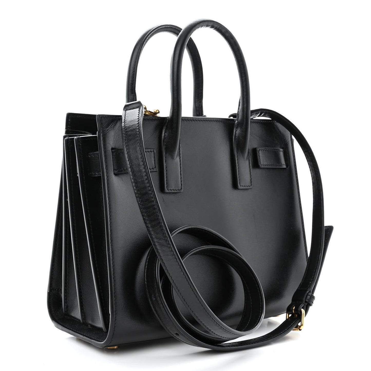 Calfskin Nano Sac De Jour Black
