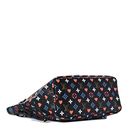 Louis Vuitton Game On Neverfull MM Black 4 of 9