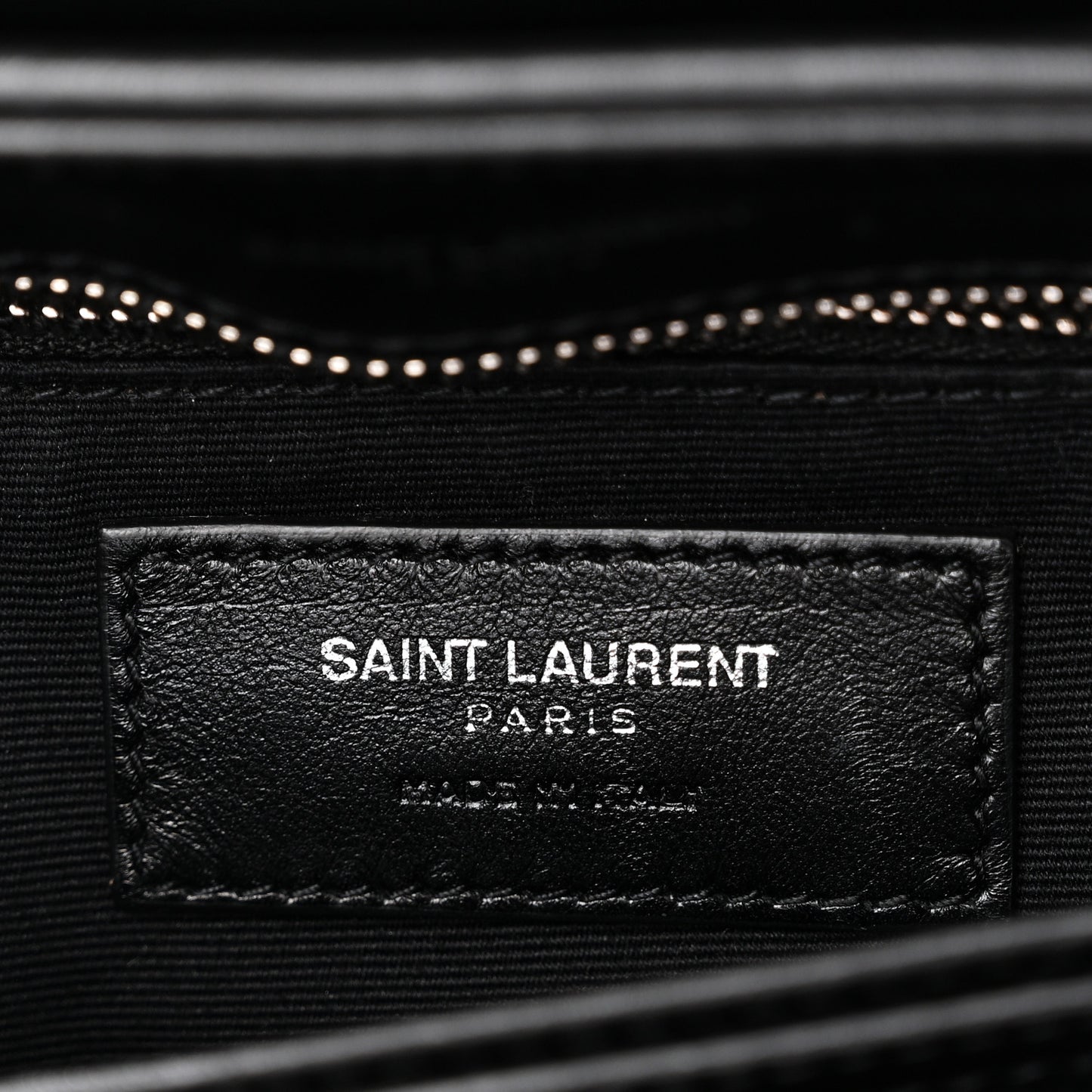 Calfskin Y Quilted Monogram Toy Loulou Crossbody Bag Black