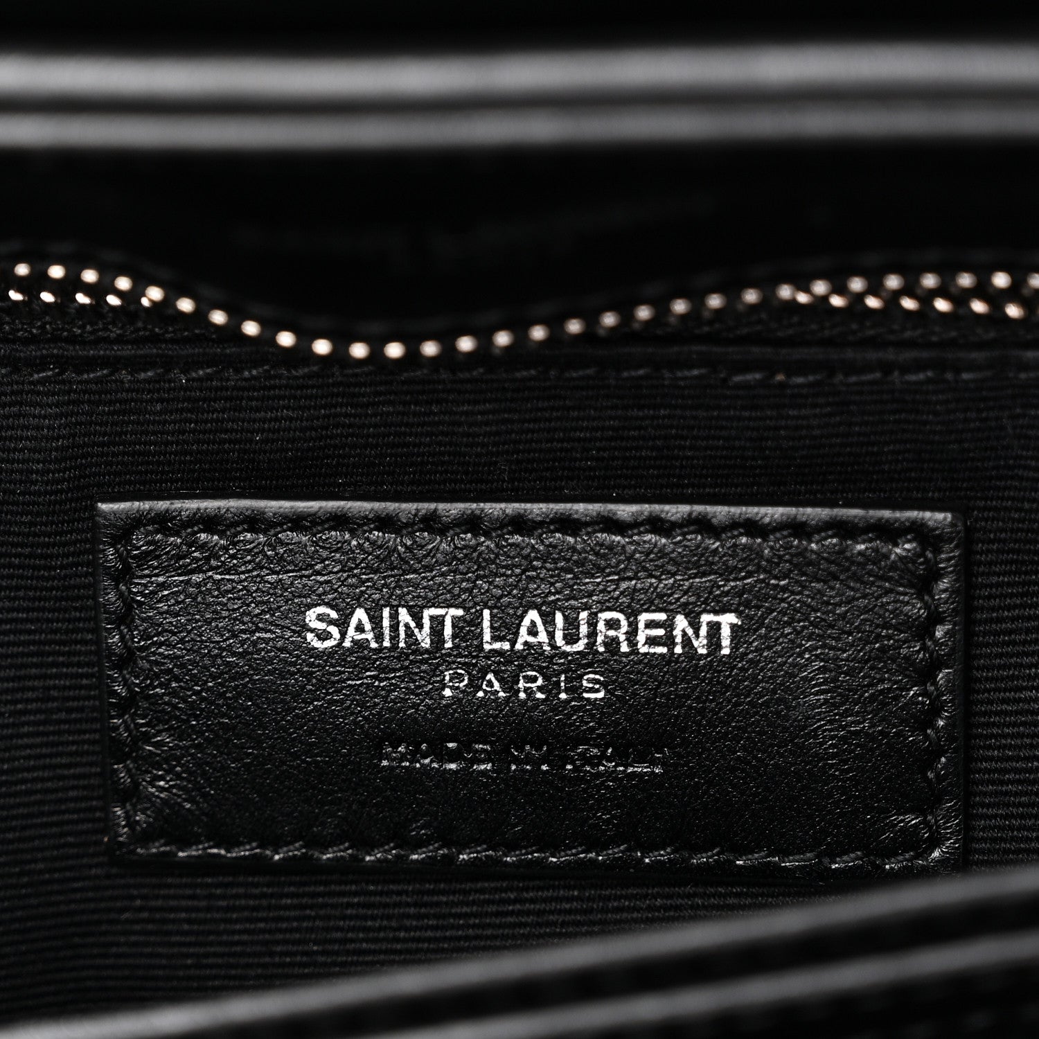 Saint Laurent Calfskin Y Quilted Monogram Toy Loulou Crossbody Bag Black 6 of 10