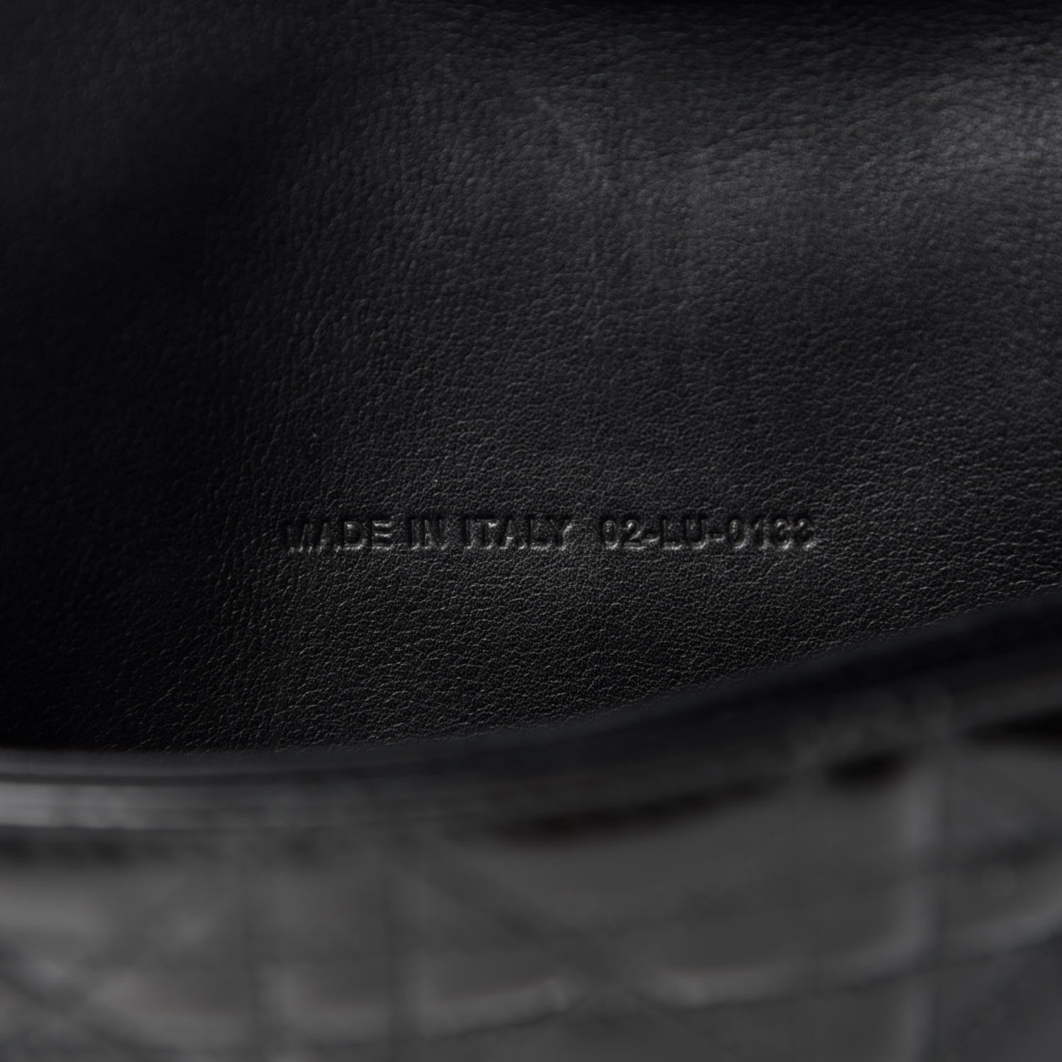 Christian Dior Patent Cannage New Lock Pouch Black 9 of 10
