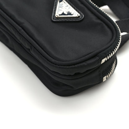 Prada Nylon Saffiano Mini Top Handle Bag Black 12 of 14