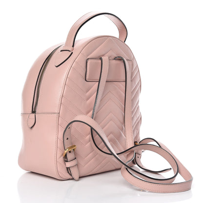 Gucci Calfskin Matelasse GG Marmont Dome Backpack Perfect Pink 3 of 18