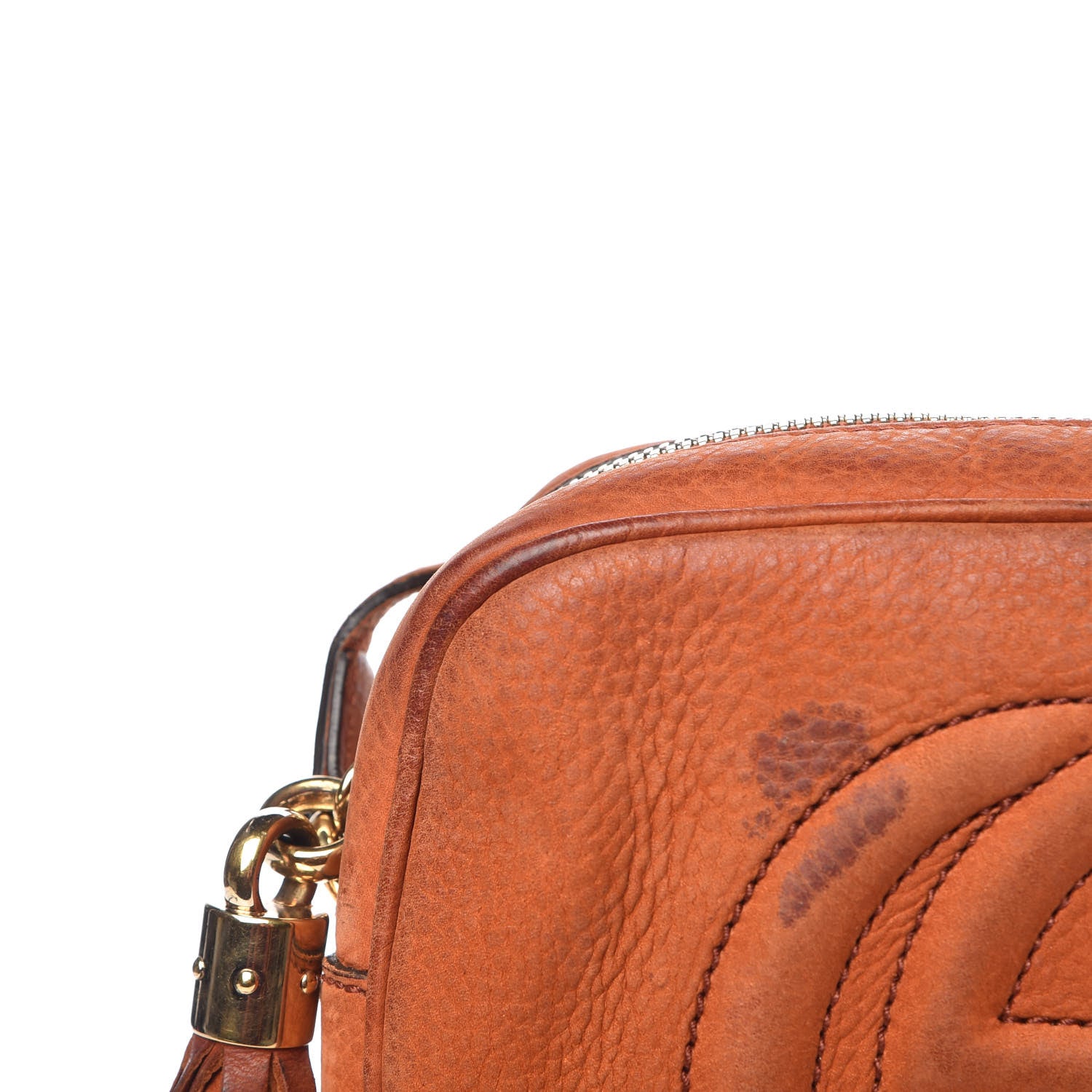 Gucci Vitello Range Small Soho Disco Bag Old Whisky 13 of 21