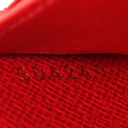 Louis Vuitton Damier Ebene Clemence Wallet Cherry 7 of 7