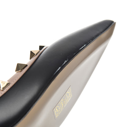 Valentino Garavani Nappa Rockstud 50mm Pumps 37 Black Poudre 9 of 14