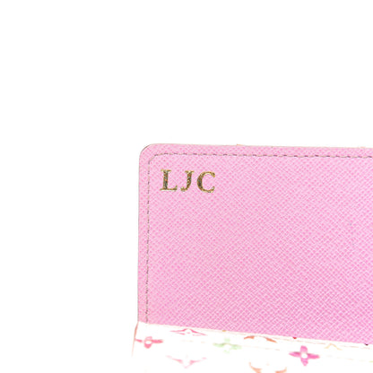 Louis Vuitton Monogram Multicolor Sarah Wallet White Litchi 6 of 11