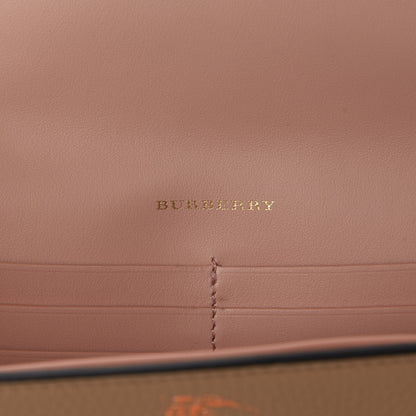 Burberry Grained Calfskin EKD Hollee Wallet Light Camel 6 of 7