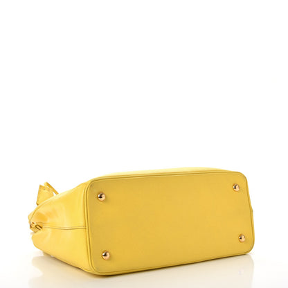 Prada Saffiano Lux Medium Tote Girasole 5 of 15