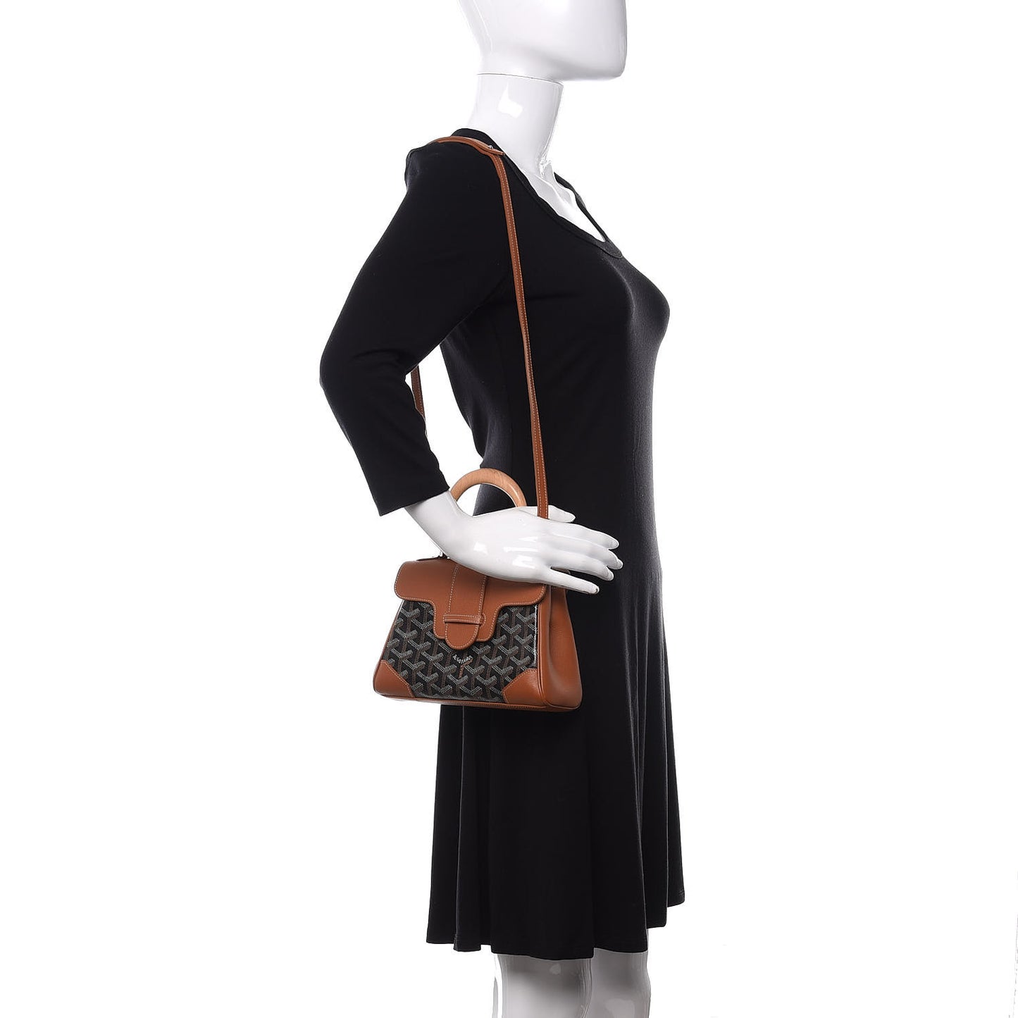 Goyardine Mini Saigon Black Gold