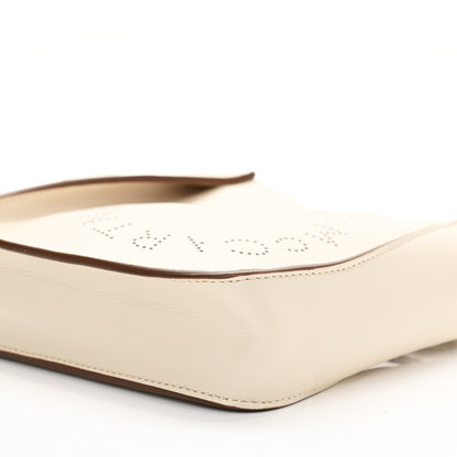 Stella McCartney Eco Alter Nappa Perforated Logo Tiny Crossbody White 8 of 9