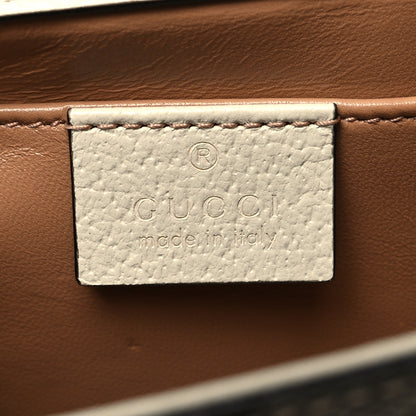 Gucci GG Supreme Monogram Berry Textured Dollar Calfskin Small Padlock Shoulder Bag Beige Ebony Light Copper Mystic White 6 of 11