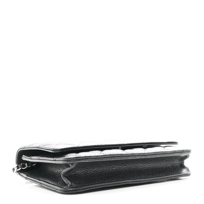 Chanel Caviar Quilted Wallet on Chain WOC Black 4 of 12